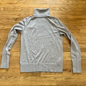 GAP Extra Fine Merino Wool Turtleneck Dusty Purple